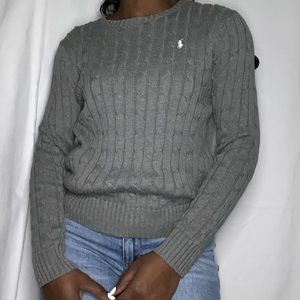 Gray Polo sweater